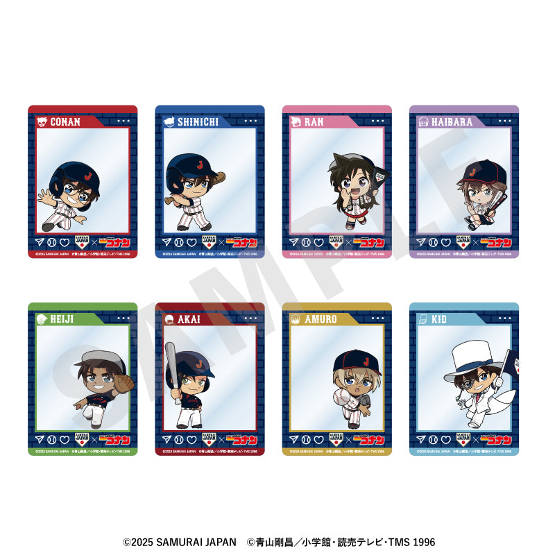 野球日本代表「侍ジャパン」×TVアニメ「名探偵コナン」 のグッズ、怪盗キッドのアクリルカードの画像です