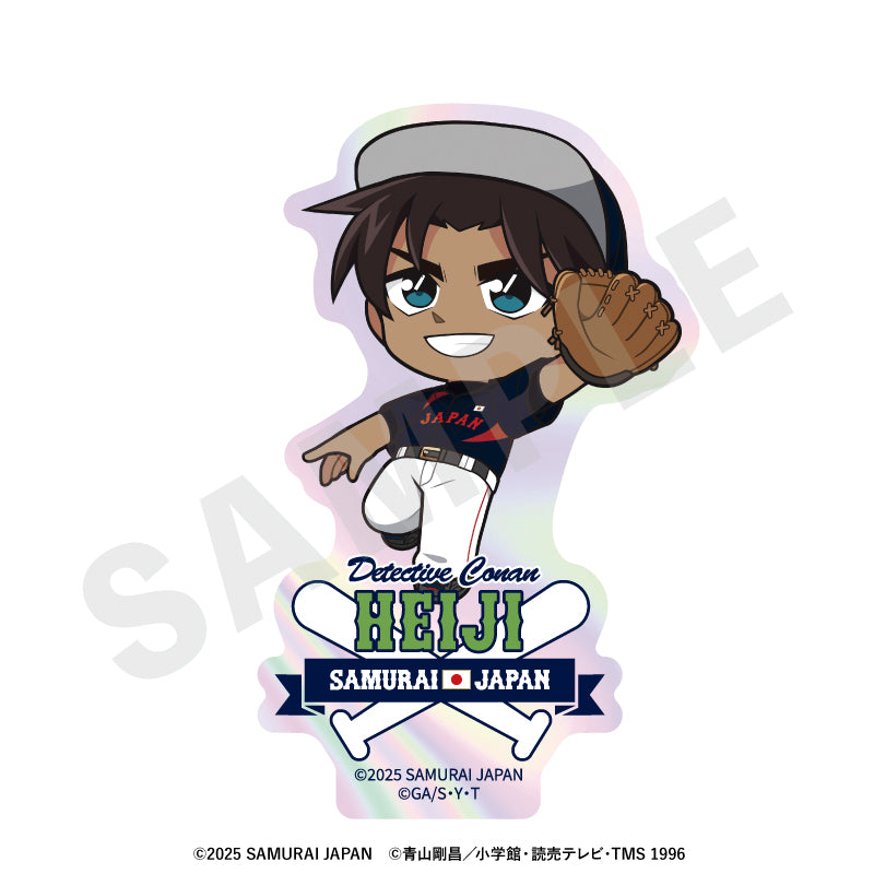 野球日本代表「侍ジャパン」×TVアニメ「名探偵コナン」 のグッズ、服部平次のステッカーの画像です