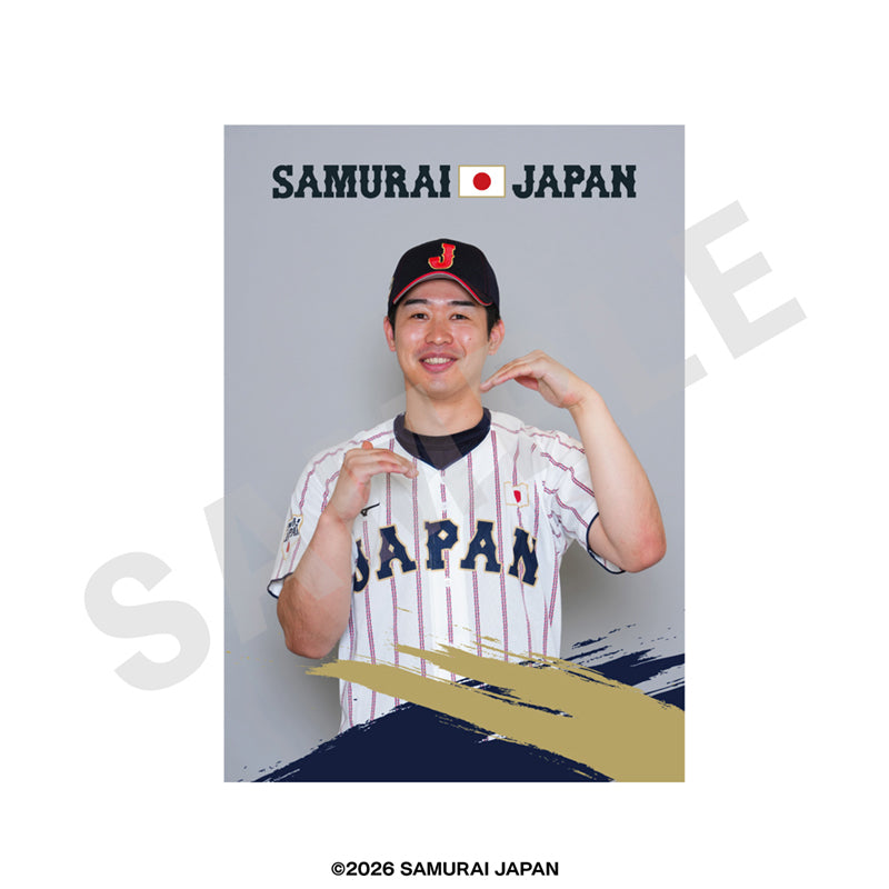 野球日本代表 侍ジャパン のグッズ、種市篤暉のブロマイドの画像です