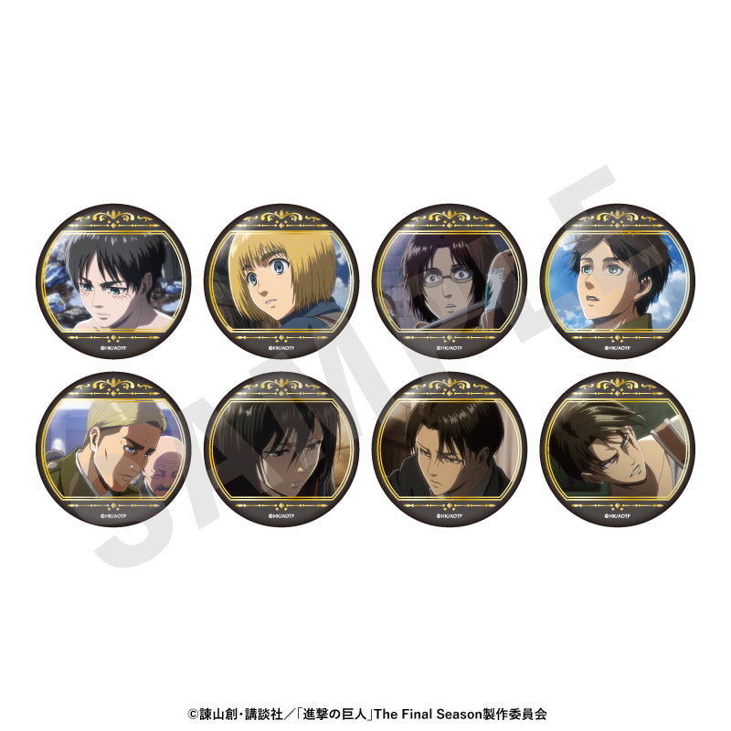 単品】TVアニメ『進撃の巨人』 トレーディングキラキラ場面写缶バッジ
