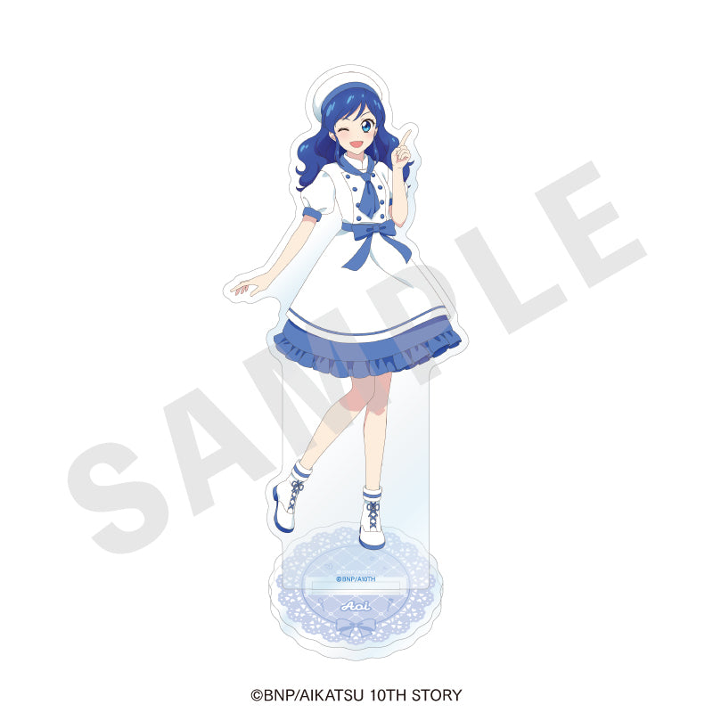 アイカツ! 10th STORY ~未来へのSTARWAY~ のグッズ、霧矢あおいのアクリルスタンドの画像です