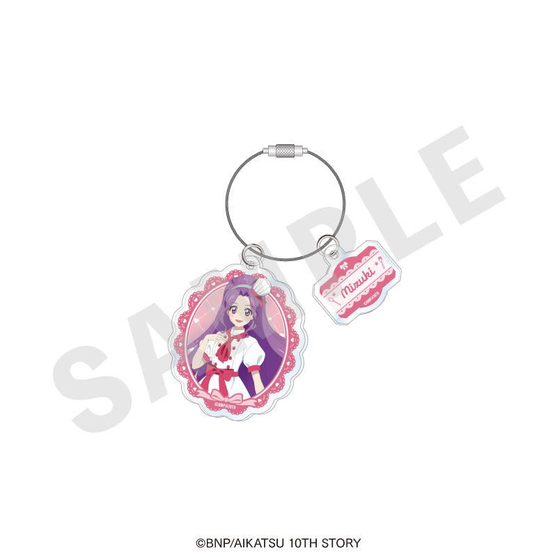 アイカツ! 10th STORY ~未来へのSTARWAY~ のグッズ、神崎美月のアクリルキーホルダーの画像です