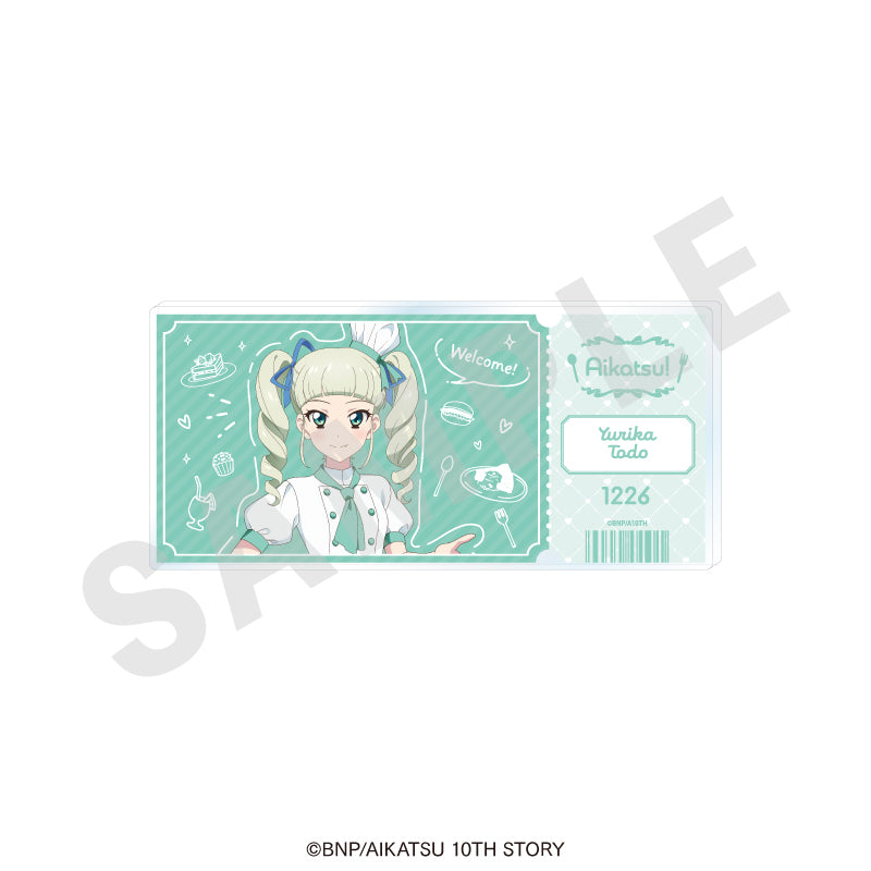 アイカツ! 10th STORY ~未来へのSTARWAY~ のグッズ、藤堂ユリカのアクリルブロックの画像です