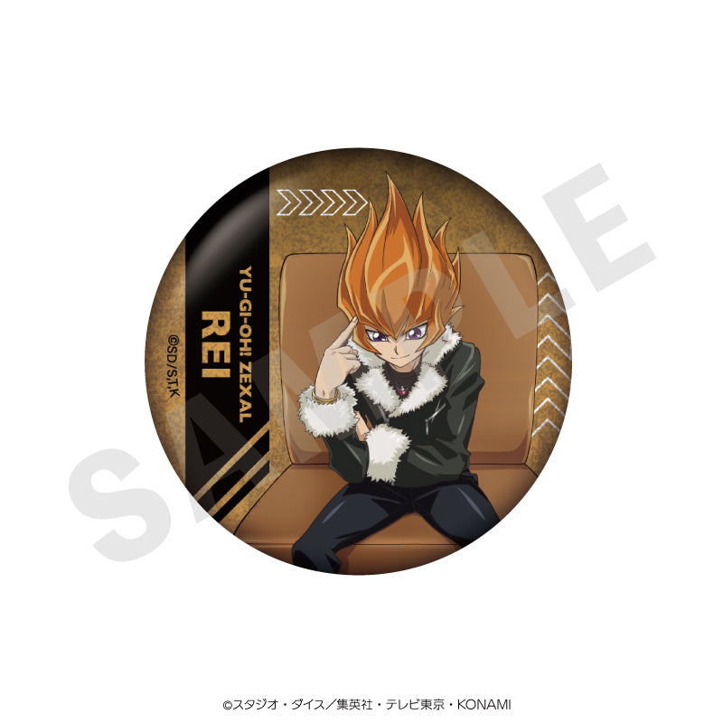 遊☆戯☆王ZEXAL のグッズ、真月零の缶バッジの画像です