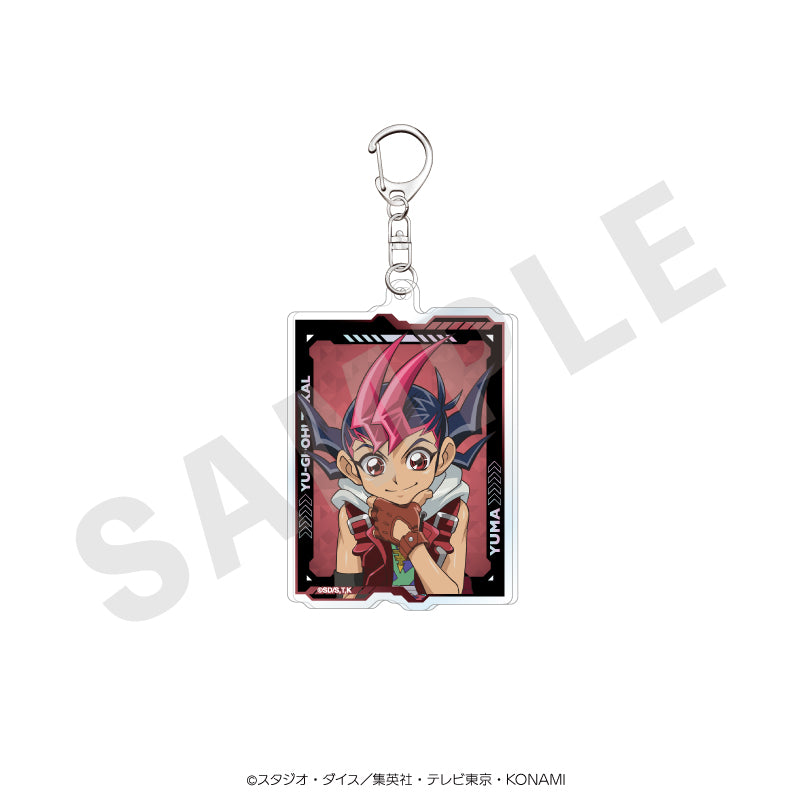 遊☆戯☆王ZEXAL のグッズ、九十九遊馬のアクリルキーホルダーの画像です