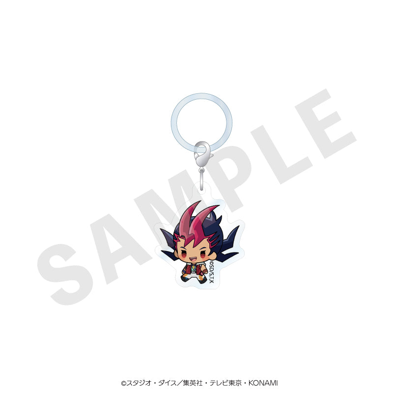 遊☆戯☆王ZEXAL のグッズ、九十九遊馬のアクリルチャームの画像です