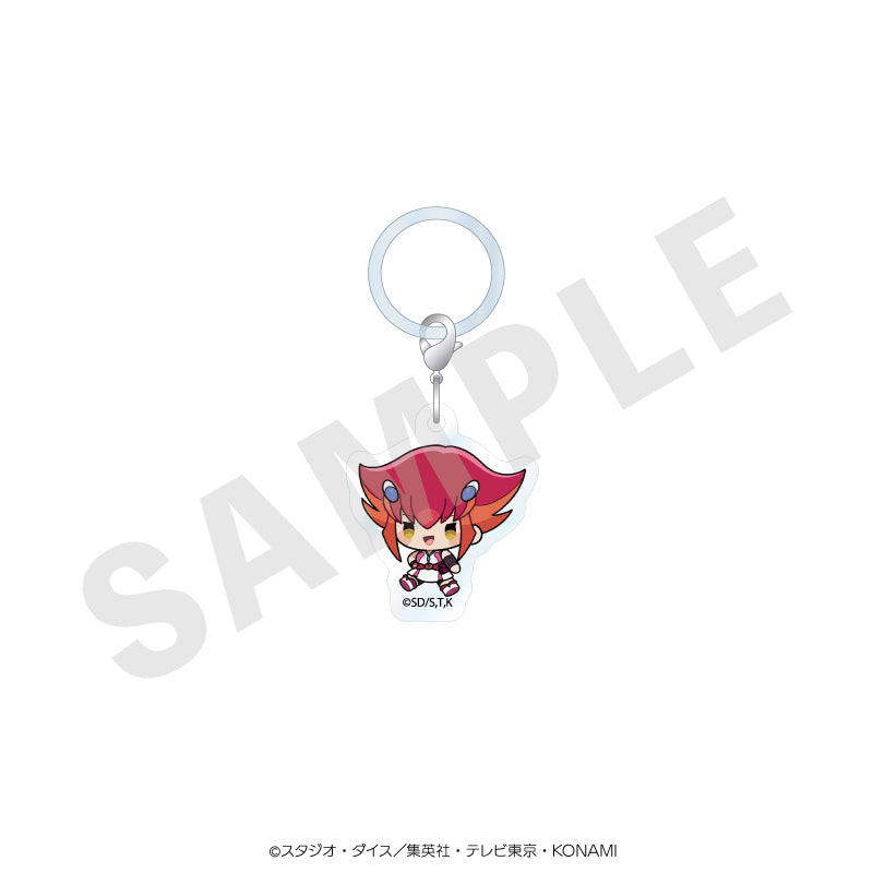 遊☆戯☆王ZEXAL のグッズ、神月アンナのアクリルチャームの画像です