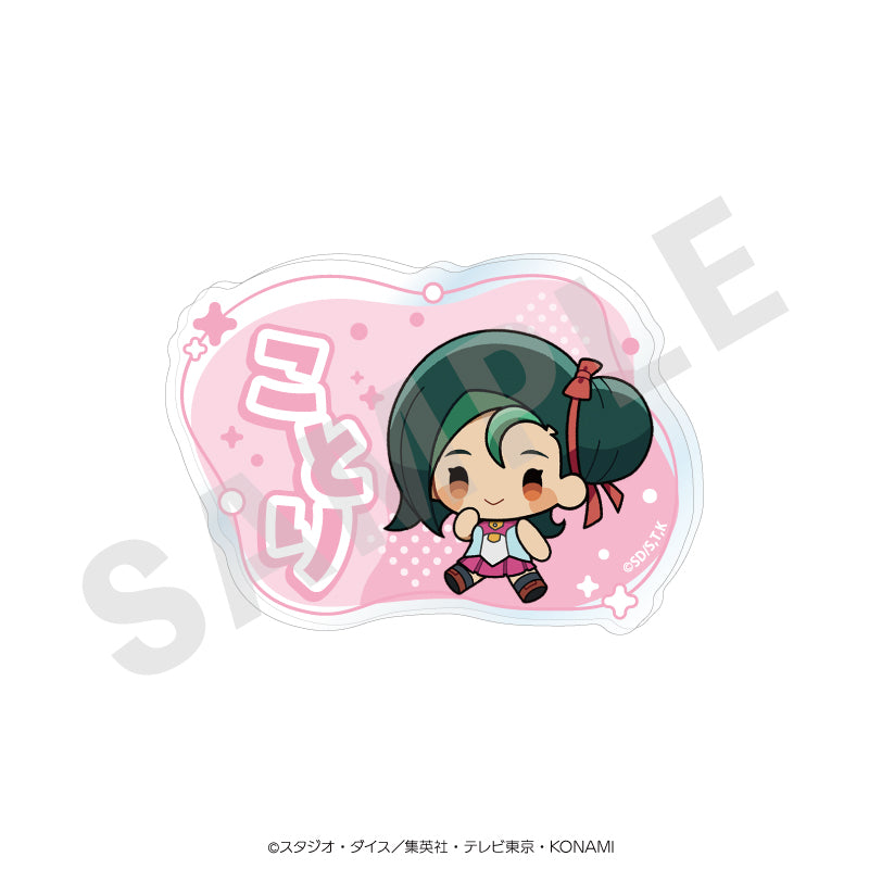 遊☆戯☆王ZEXAL のグッズ、観月小鳥のお名前バッジの画像です