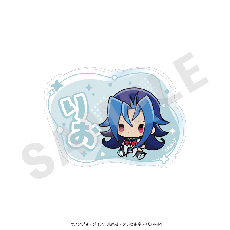 遊☆戯☆王ZEXAL のグッズ、神代璃緒のお名前バッジの画像です