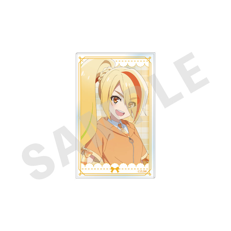 劇場版『ゾンビランドサガ ゆめぎんがパラダイス』 のグッズ、二階堂サキのアクリルカードの画像です