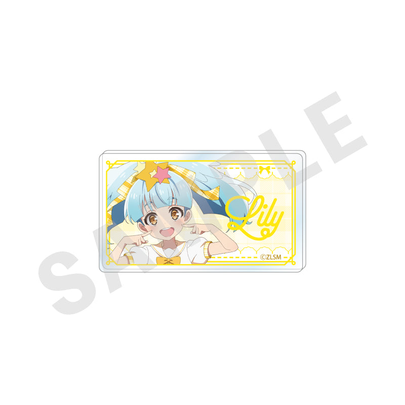 劇場版『ゾンビランドサガ ゆめぎんがパラダイス』 のグッズ、星川リリィのお名前バッジの画像です