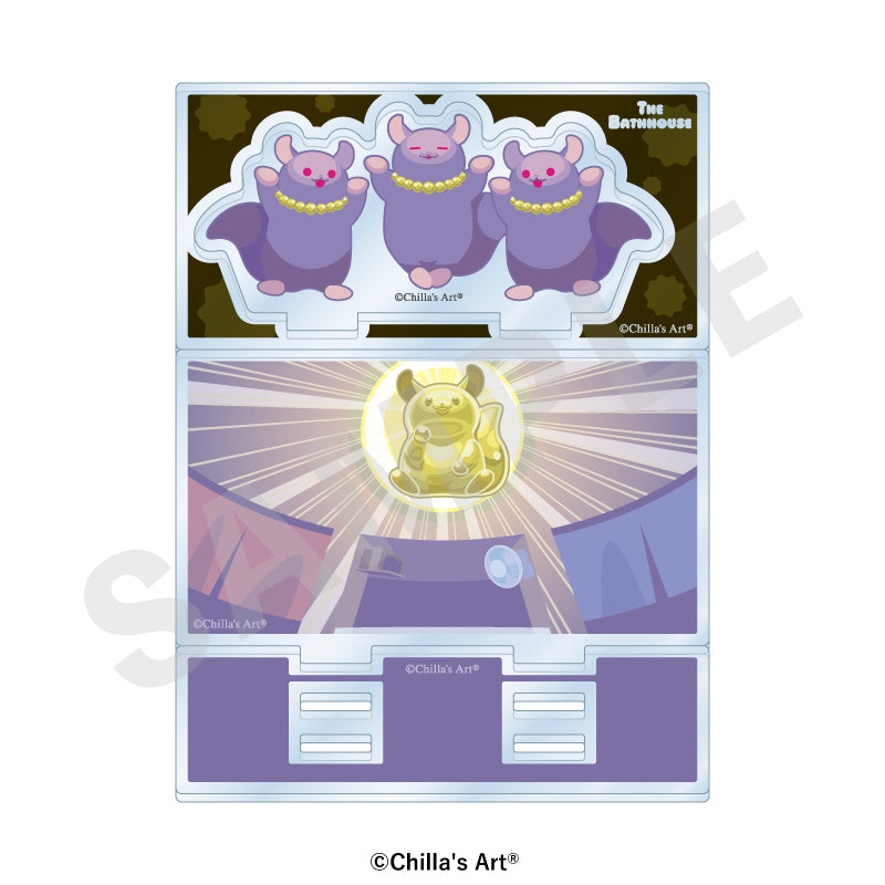 Chilla's Art のグッズ、地獄銭湯のアクリルジオラマの2枚目の画像です