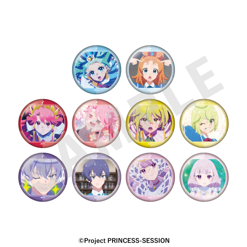 オリジナルTVアニメ「プリンセッション・オーケストラ」 ~favorite series~のグッズ、缶バッジの1枚目の画像です