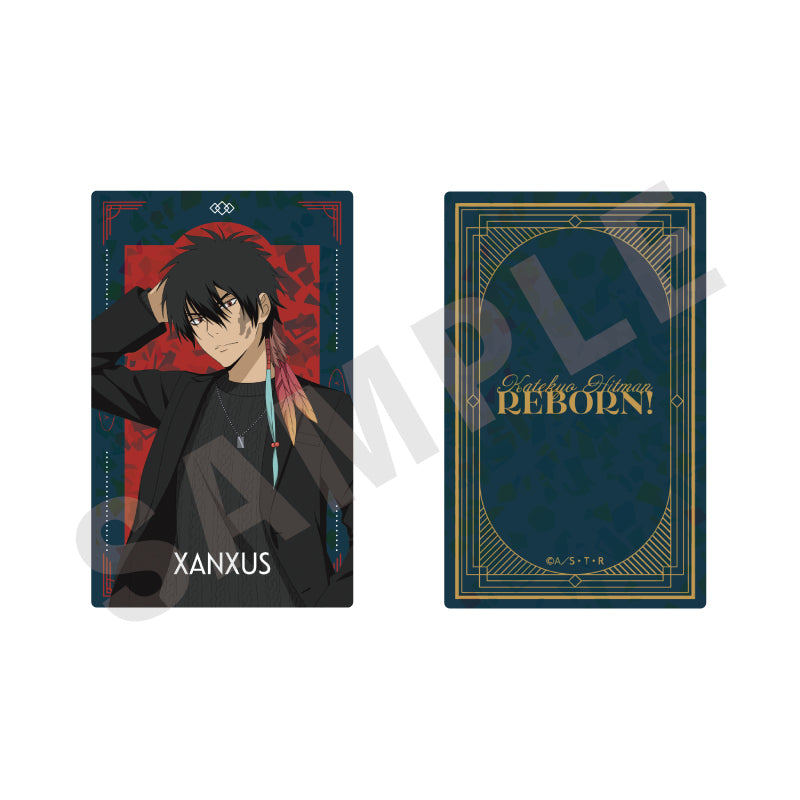 家庭教師ヒットマンREBORN! のグッズ、XANXUSのトレーディングカードの画像です