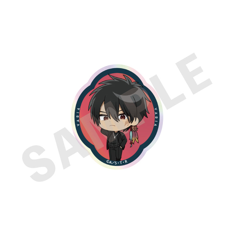 家庭教師ヒットマンREBORN! のグッズ、XANXUSのオーロラステッカーの画像です