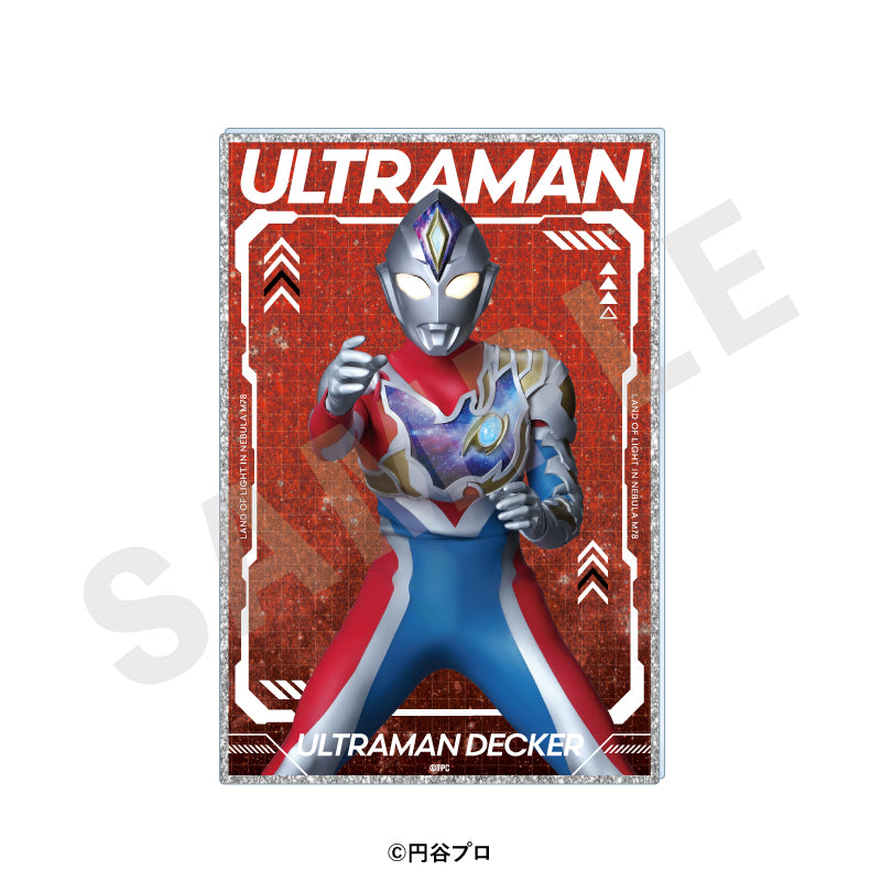 ウルトラマンシリーズ のグッズ、ウルトラマンデッカーのアクリルカードの画像です