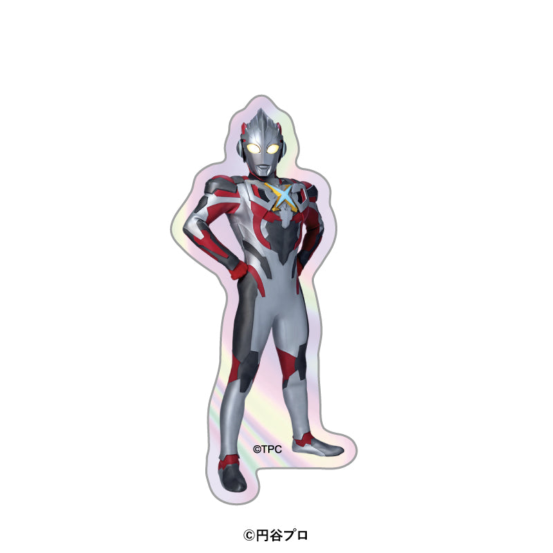 ウルトラマンシリーズ のグッズ、ウルトラマンエックスのステッカーの画像です