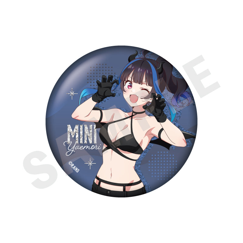 彼女、お借りします のグッズ、八重森みにの缶バッジの画像です