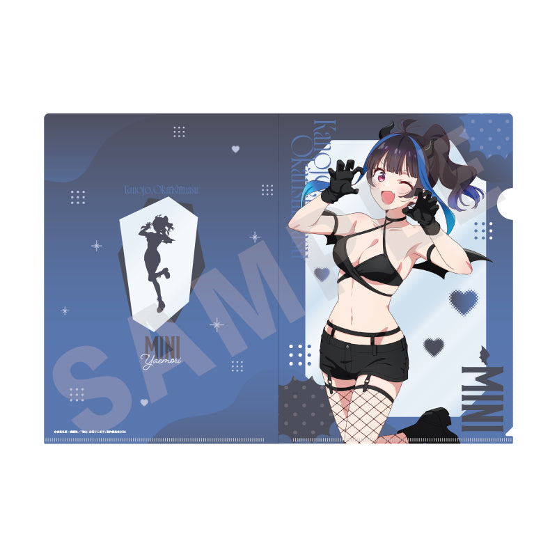 彼女、お借りします のグッズ、八重森みにのクリアファイルの画像です