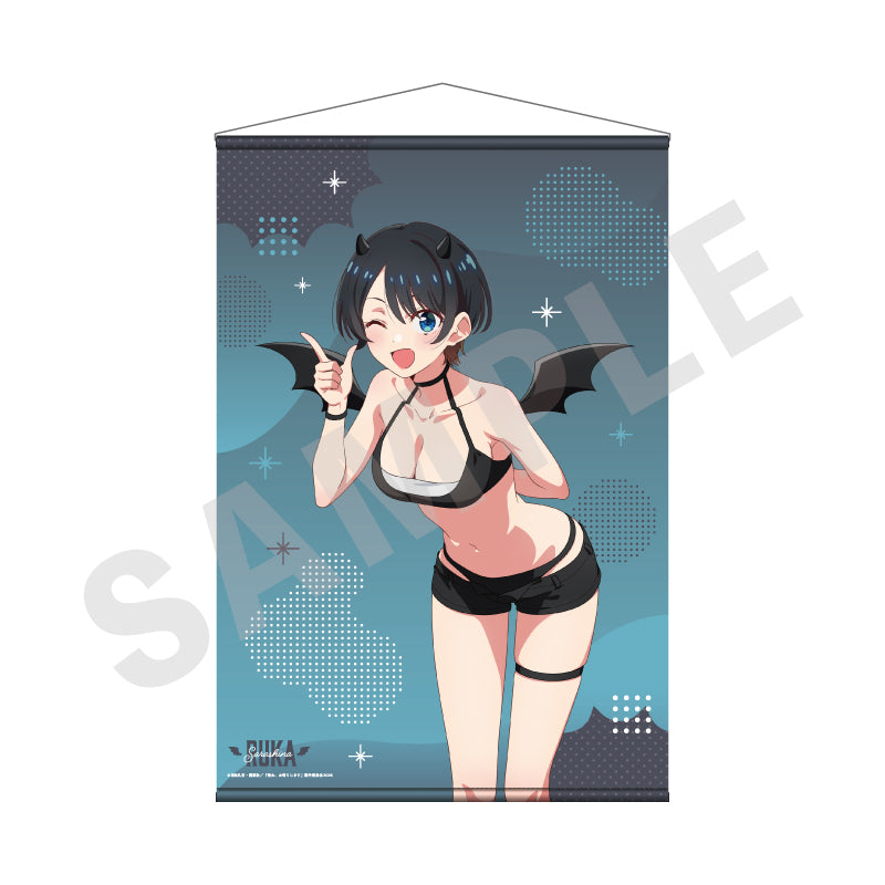 彼女、お借りします のグッズ、更科瑠夏のタペストリーの画像です