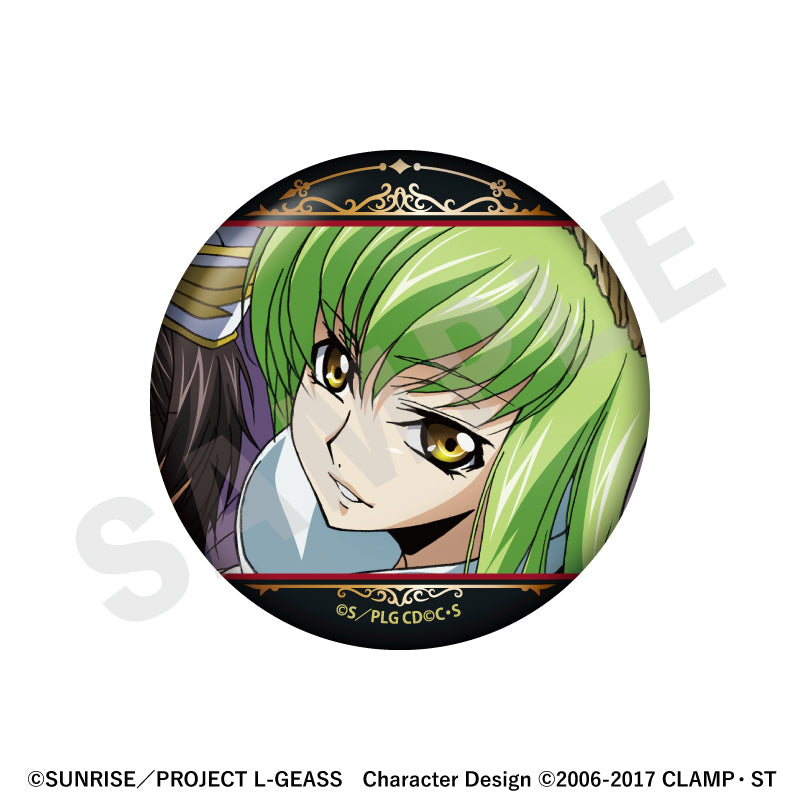 コードギアス 反逆のルルーシュ のグッズ、C.C.の缶バッジの画像です