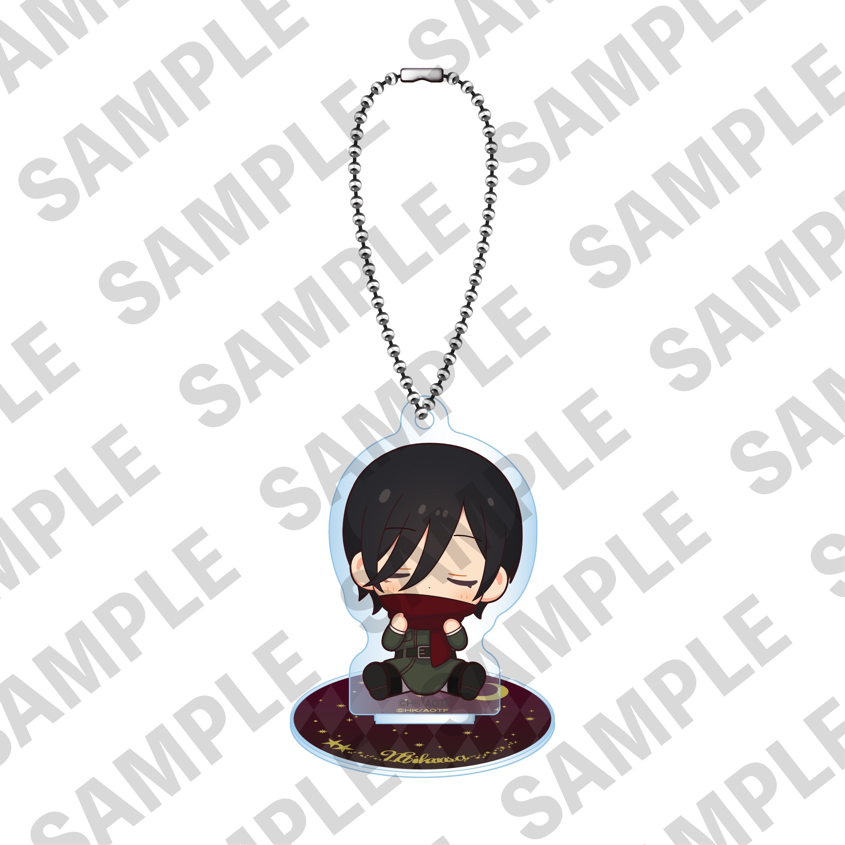 【全種BOX】進撃の巨人「おやすみ調査兵団」トレーディング2wayミニアクリルスタンド(ミニキャラver.) の商品画像3枚目です