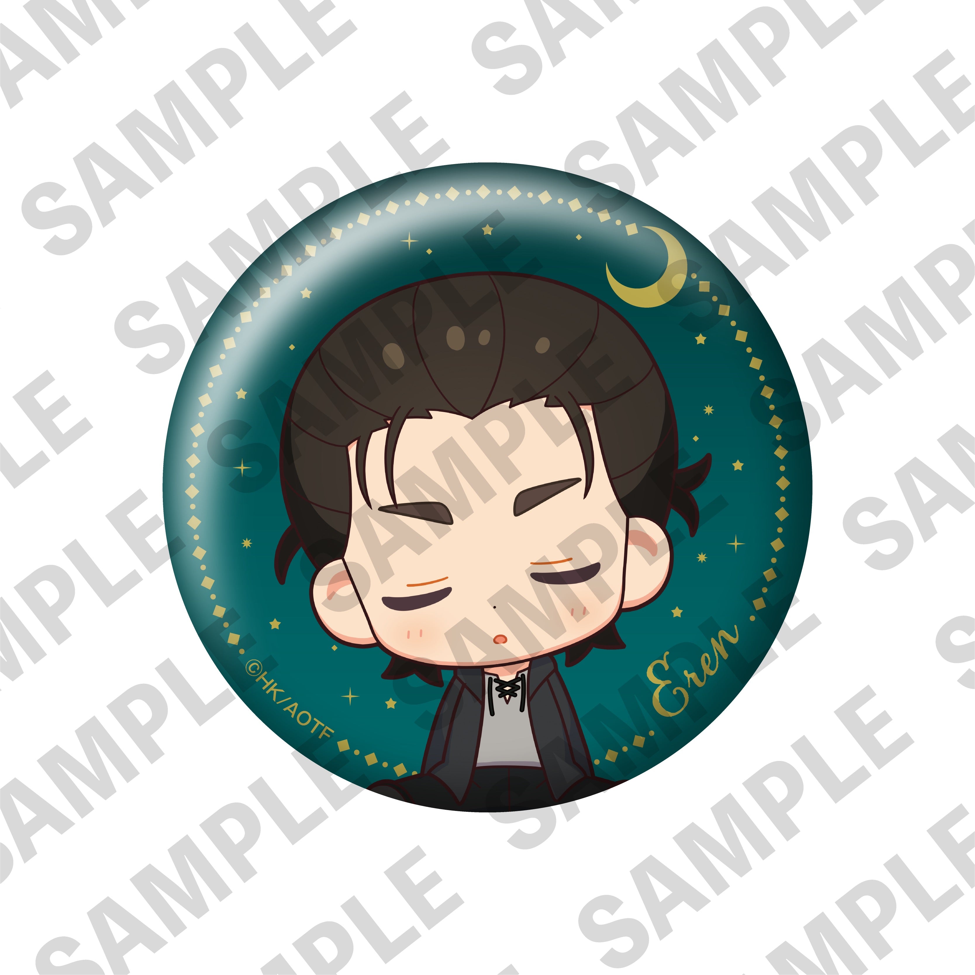 【全種BOX】進撃の巨人「おやすみ調査兵団」トレーディング缶バッジ(ミニキャラver.) の商品画像1枚目です