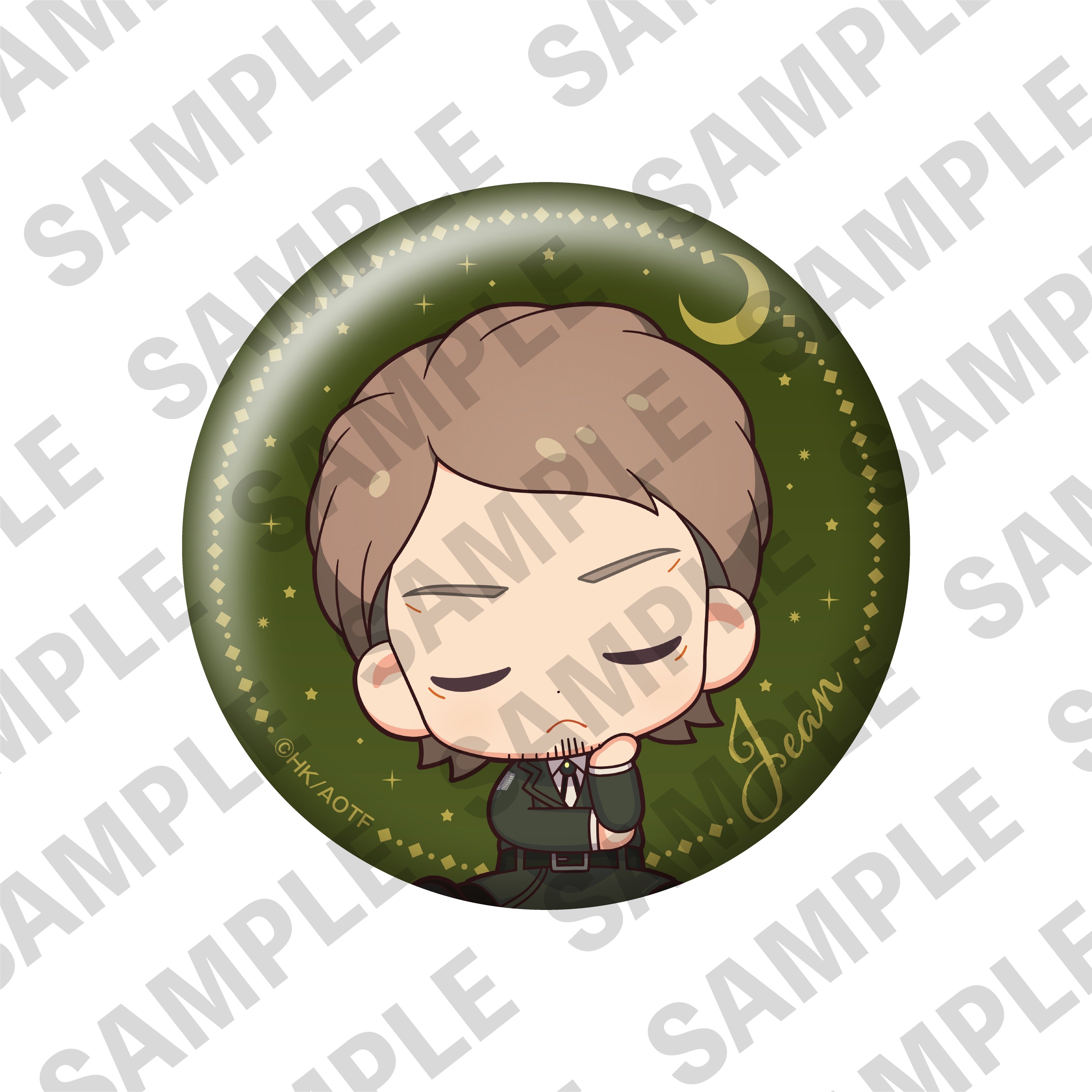 【全種BOX】進撃の巨人「おやすみ調査兵団」トレーディング缶バッジ(ミニキャラver.) の商品画像7枚目です