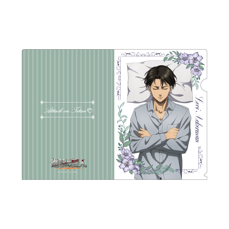 進撃の巨人「おやすみ調査兵団」クリアファイル リヴァイ