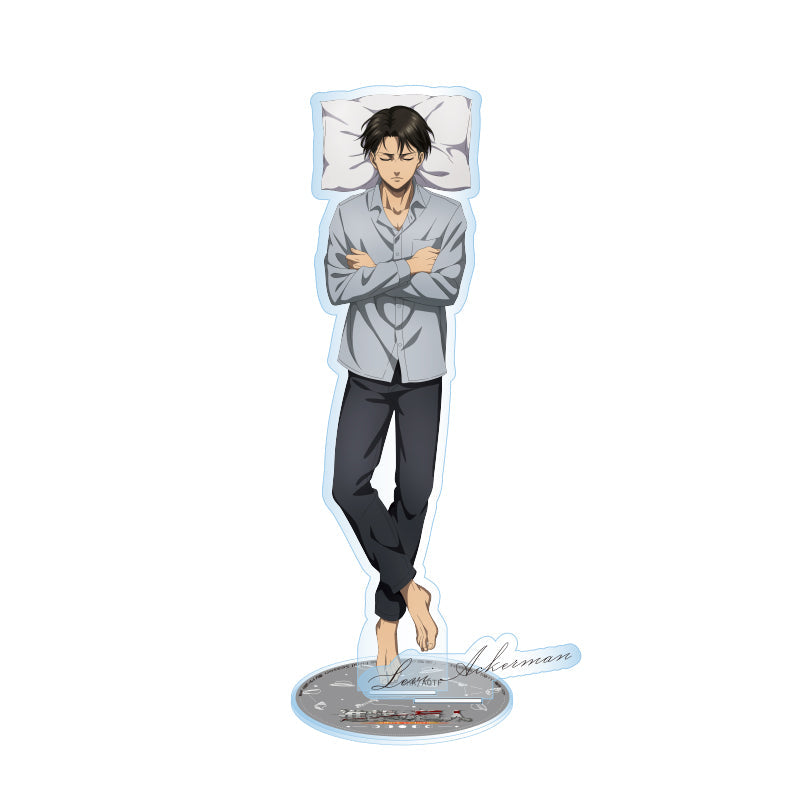 進撃の巨人「おやすみ調査兵団」アクリルスタンド(リヴァイ)