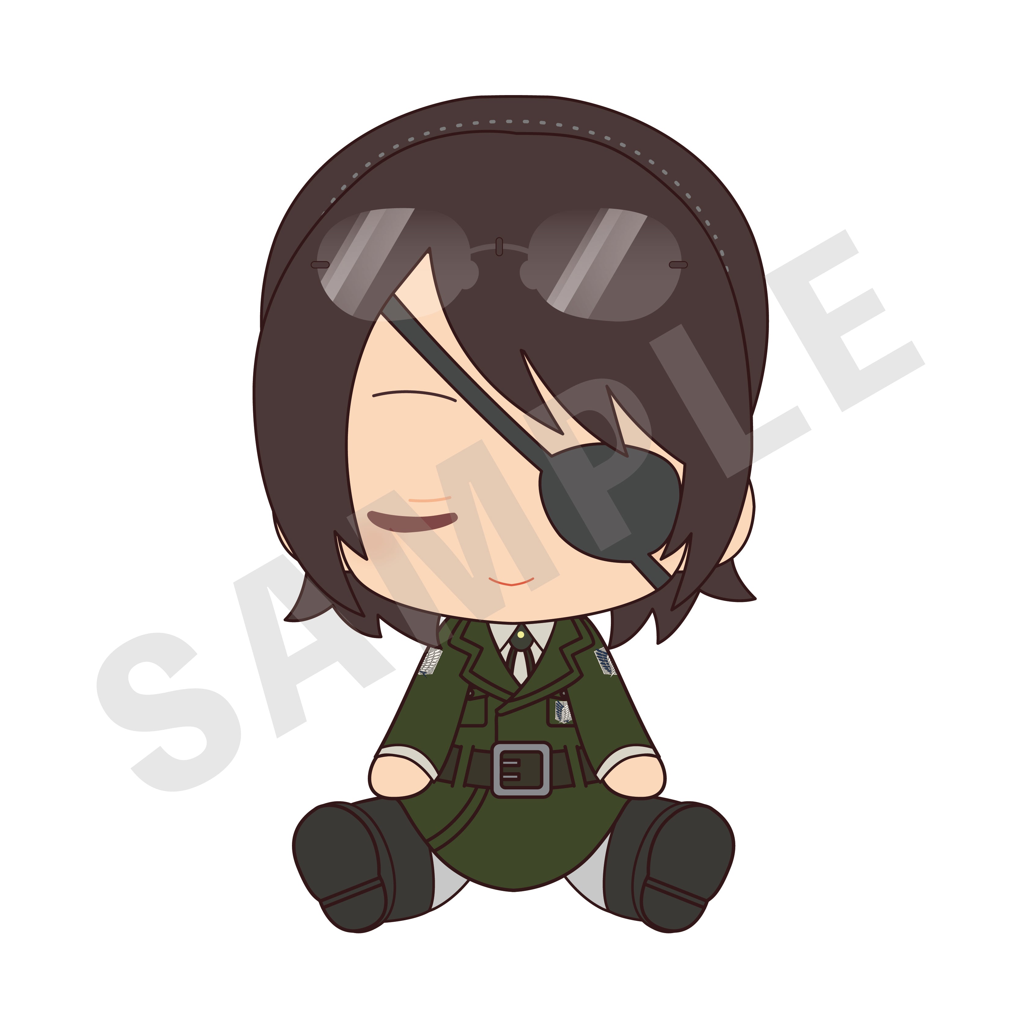 進撃の巨人「おやすみ調査兵団」ぬいぐるみ ハンジ