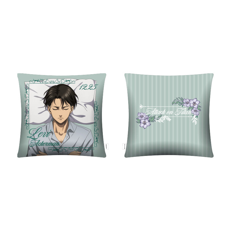 進撃の巨人「おやすみ調査兵団」クッション リヴァイ