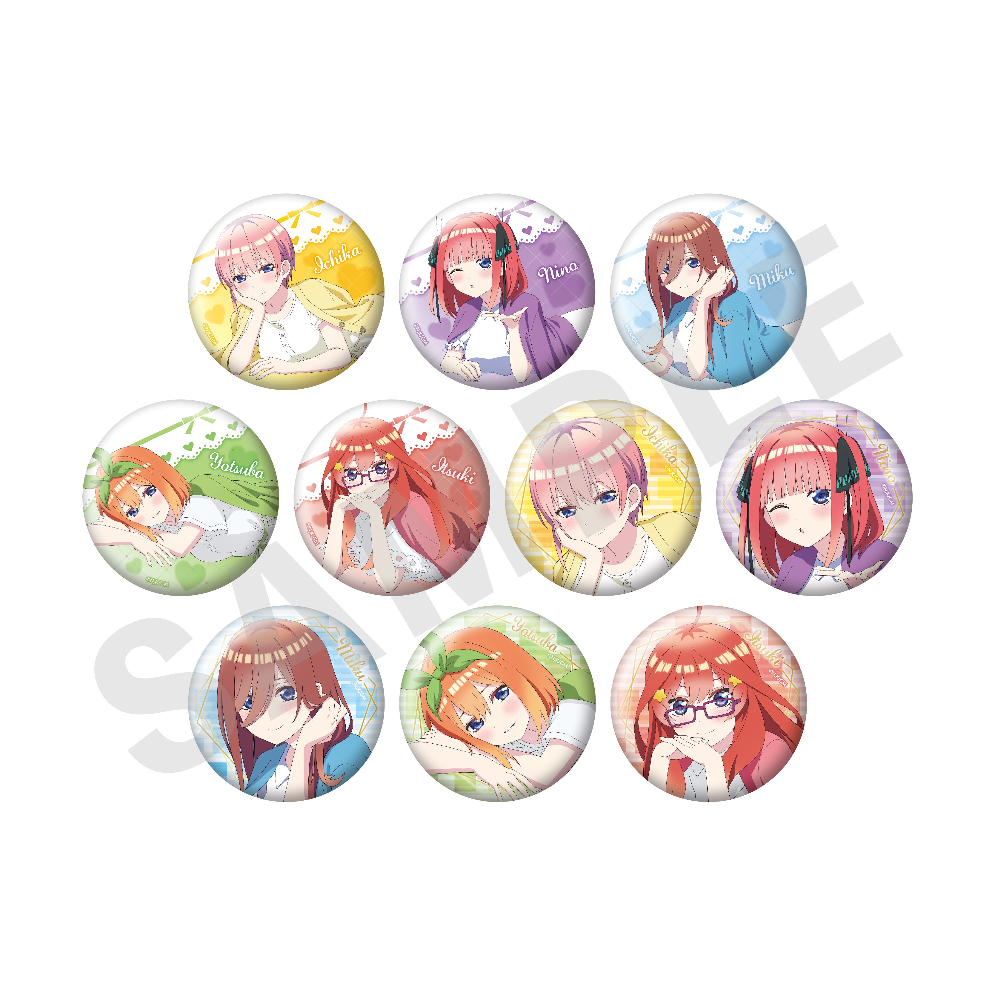 【全種BOX】映画「五等分の花嫁」トレーディング缶バッジ の商品画像1枚目です