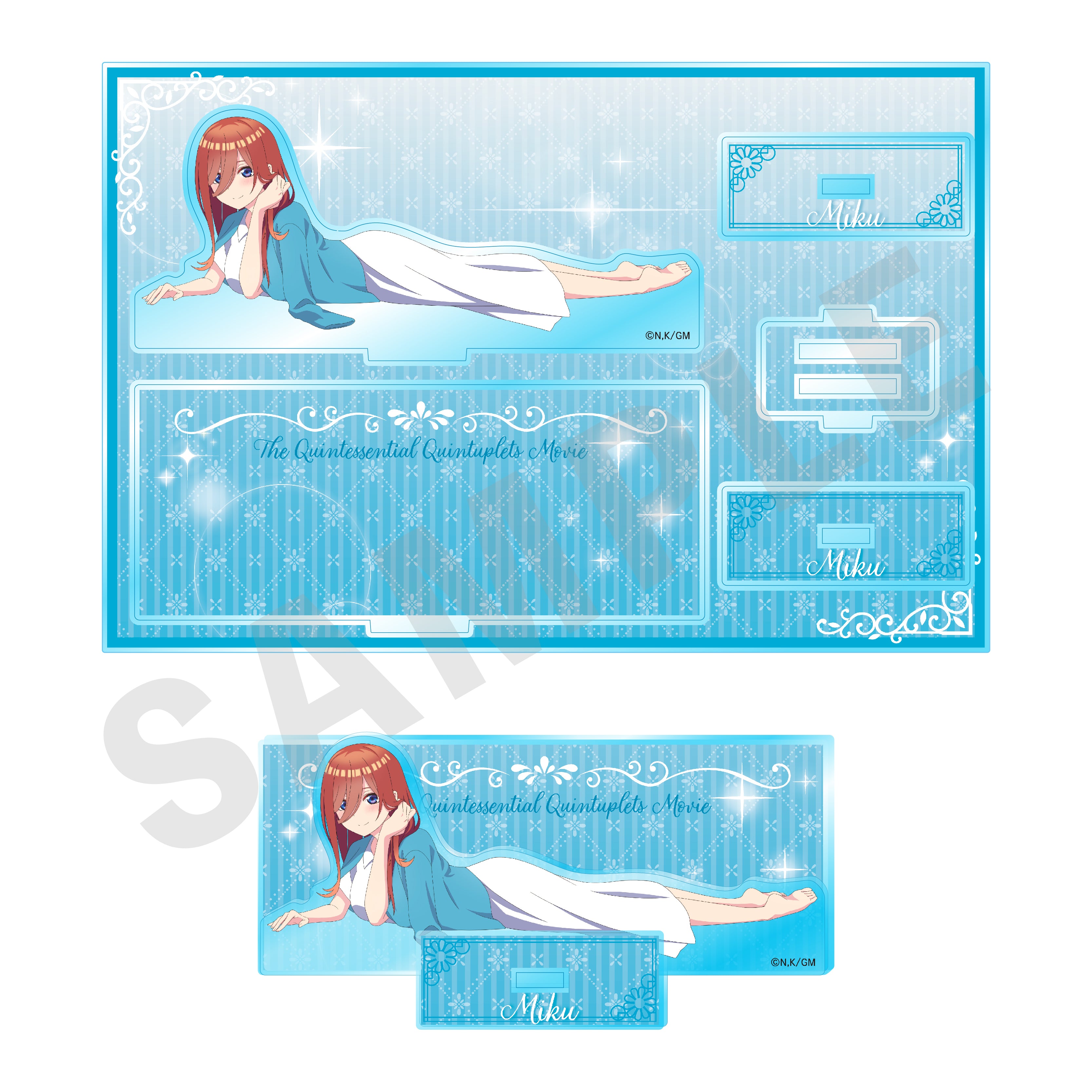 映画「五等分の花嫁」立体アクリルスタンド 中野三玖 の商品画像1枚目です