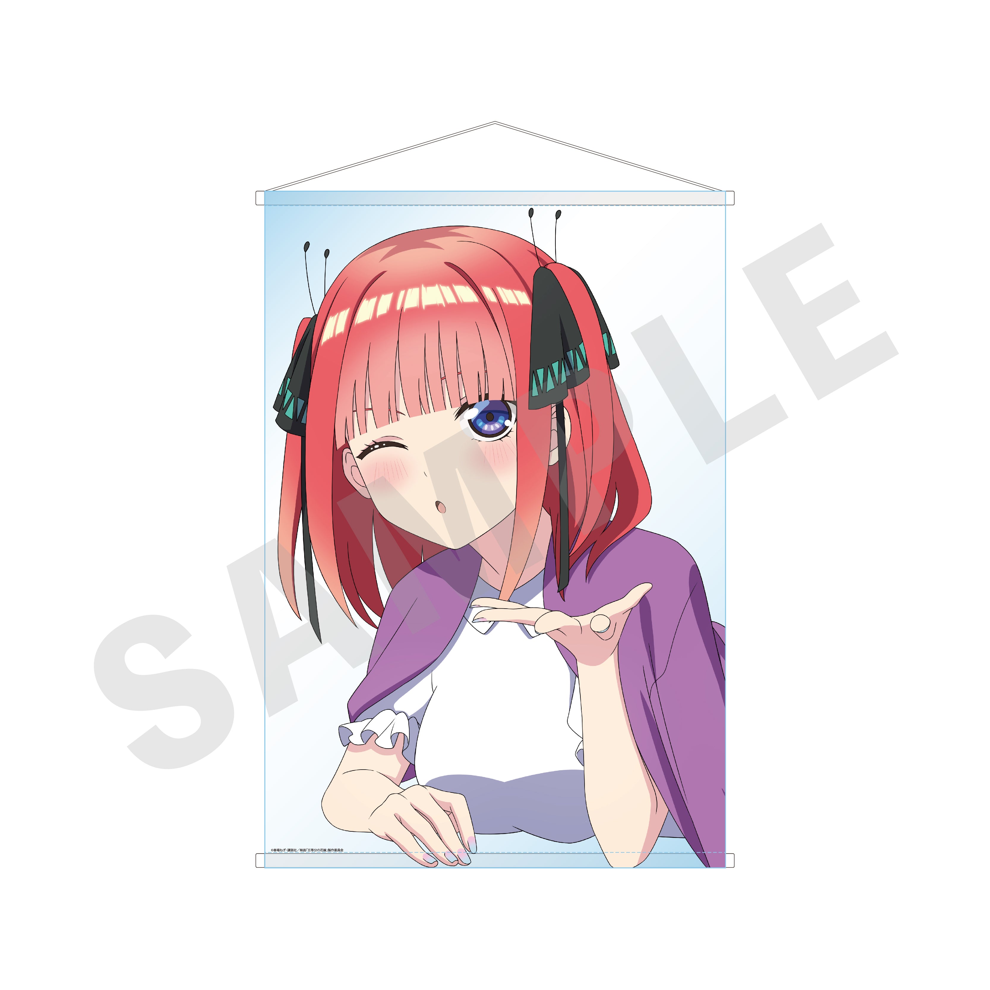 映画「五等分の花嫁」B3クリアタペストリー 中野二乃 の商品画像1枚目です