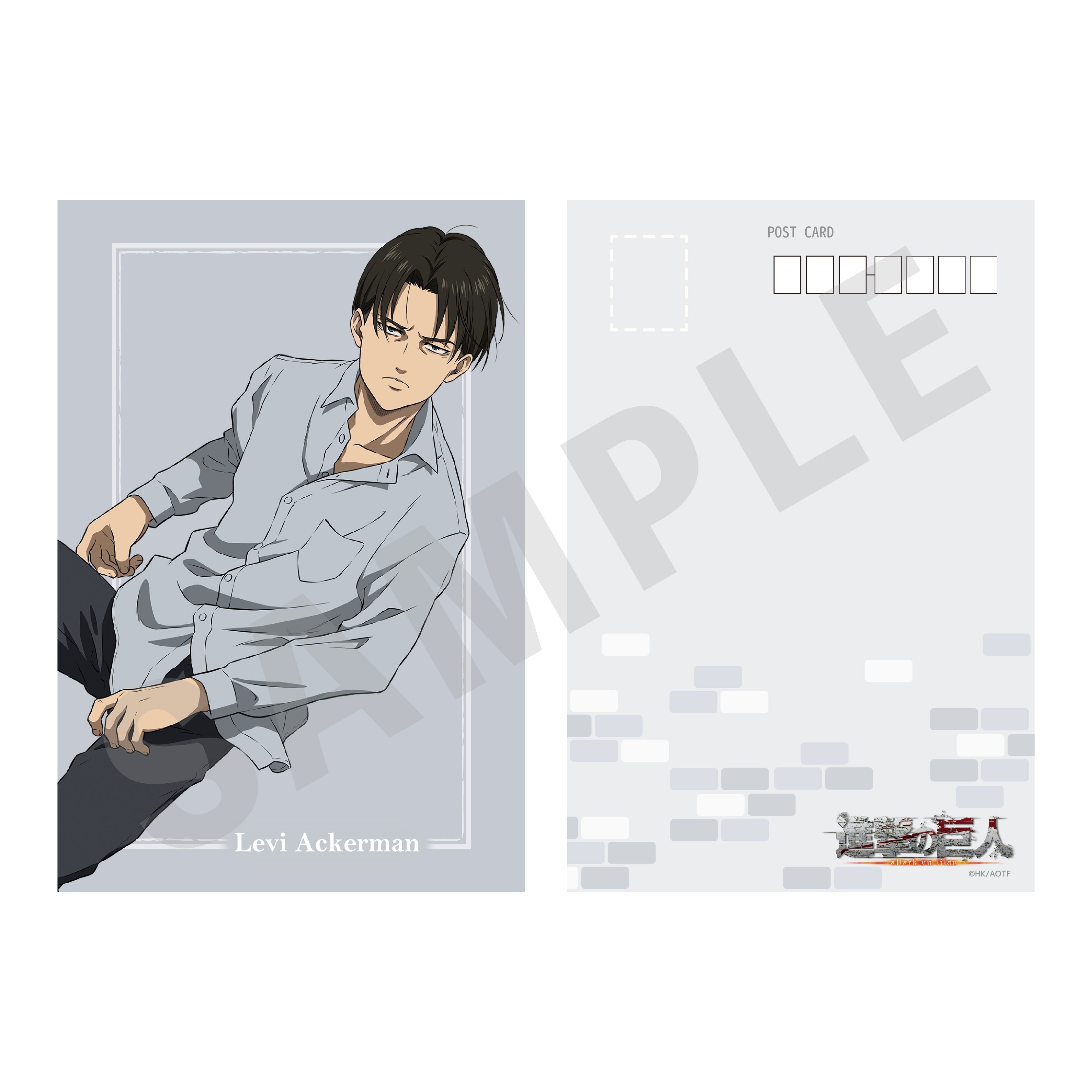 TVアニメ 進撃の巨人【The Final Season】Good Morningシリーズ ポストカード(リヴァイ) の商品画像1枚目です