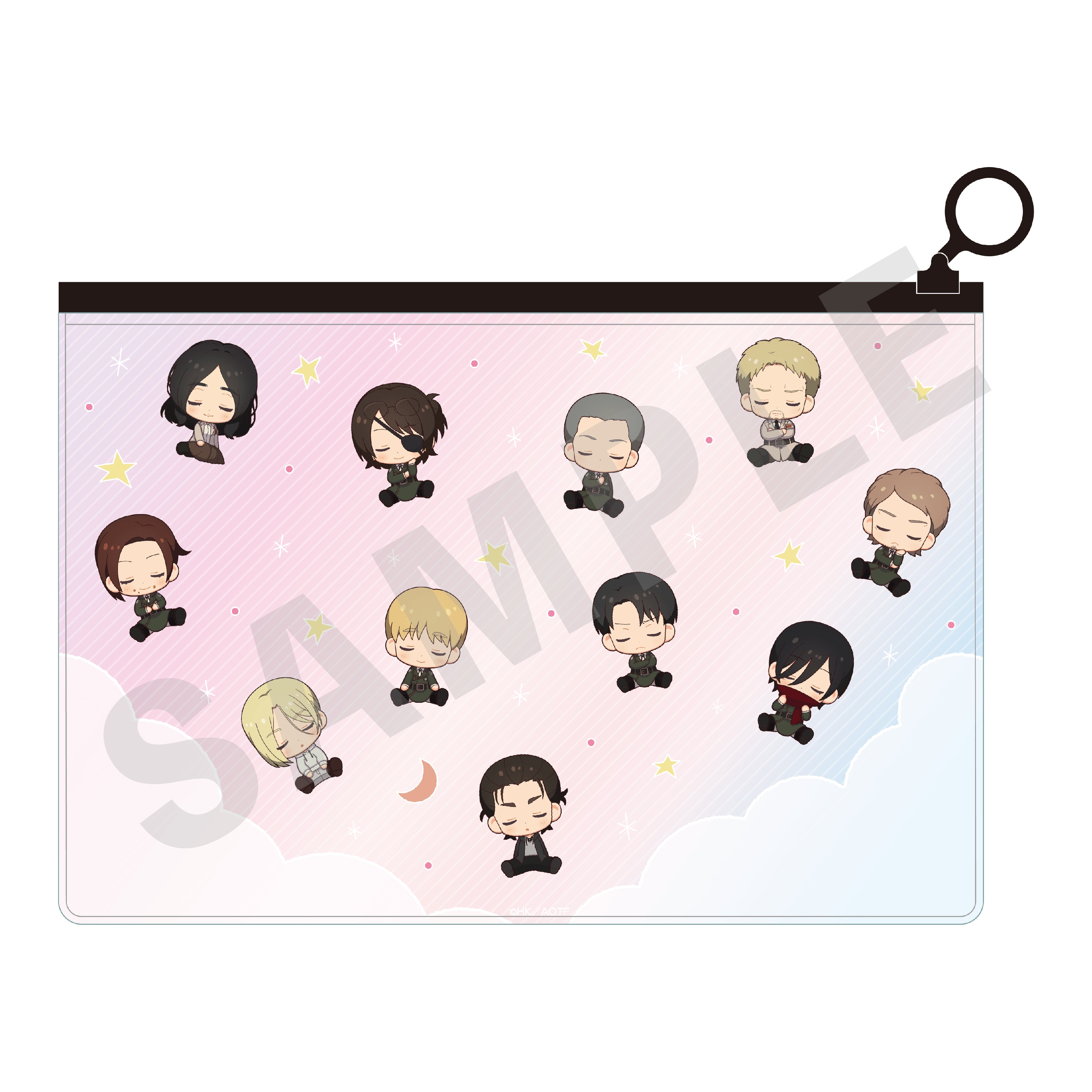 TVアニメ 進撃の巨人【The Final Season】おやすみ調査兵団 フラットケース の商品画像1枚目です