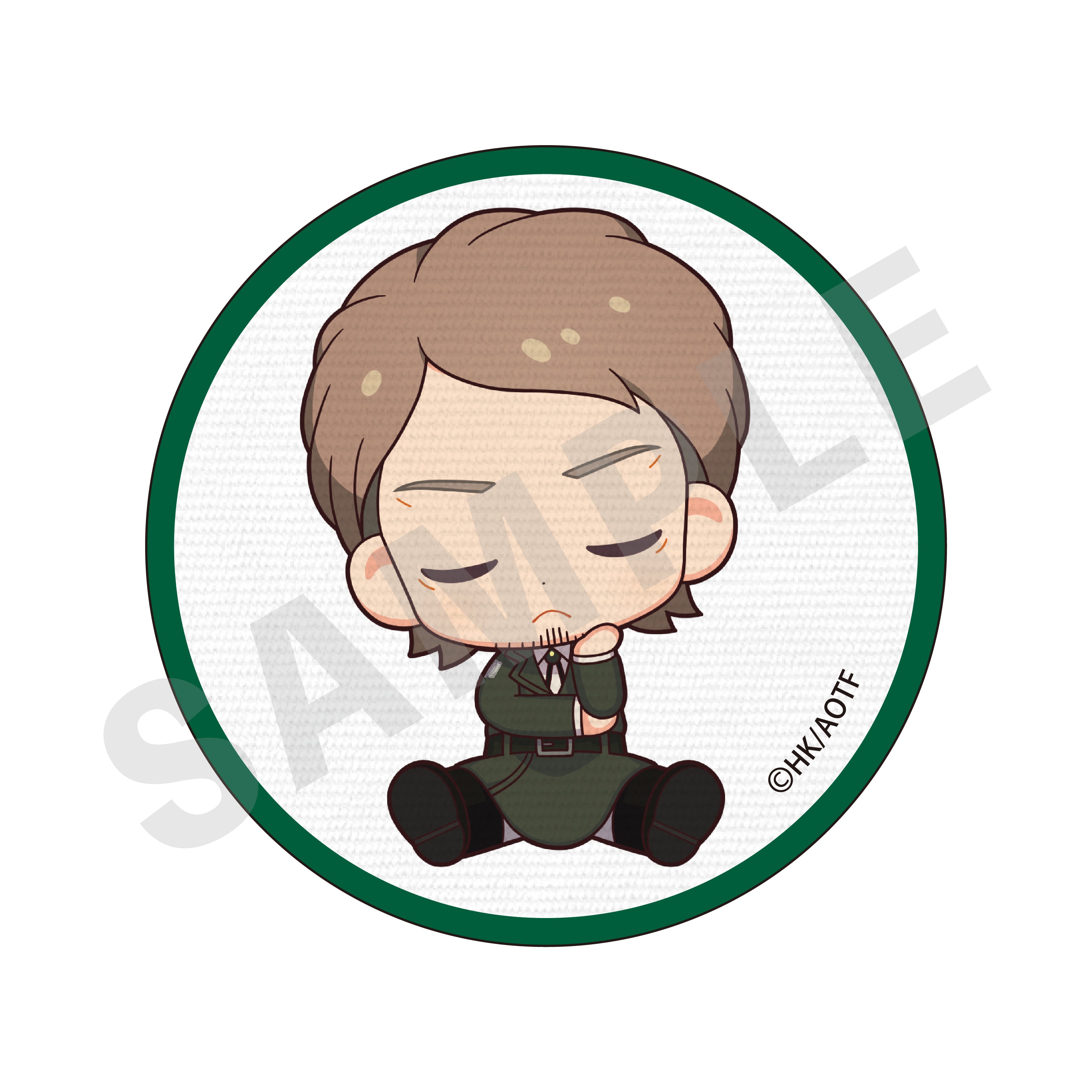 TVアニメ 進撃の巨人【The Final Season】おやすみ調査兵団 刺繍風ステッカー&ワッペン(ジャン)