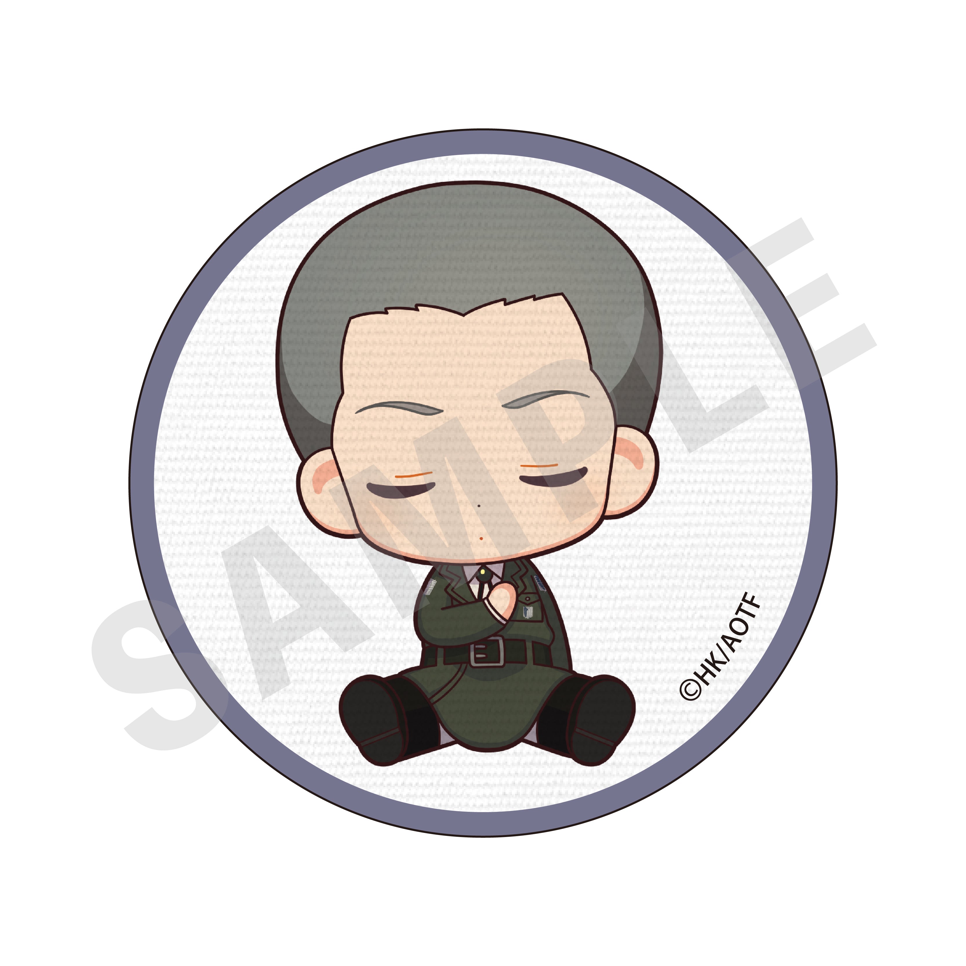 TVアニメ 進撃の巨人【The Final Season】おやすみ調査兵団 刺繍風ステッカー&ワッペン(コニー)