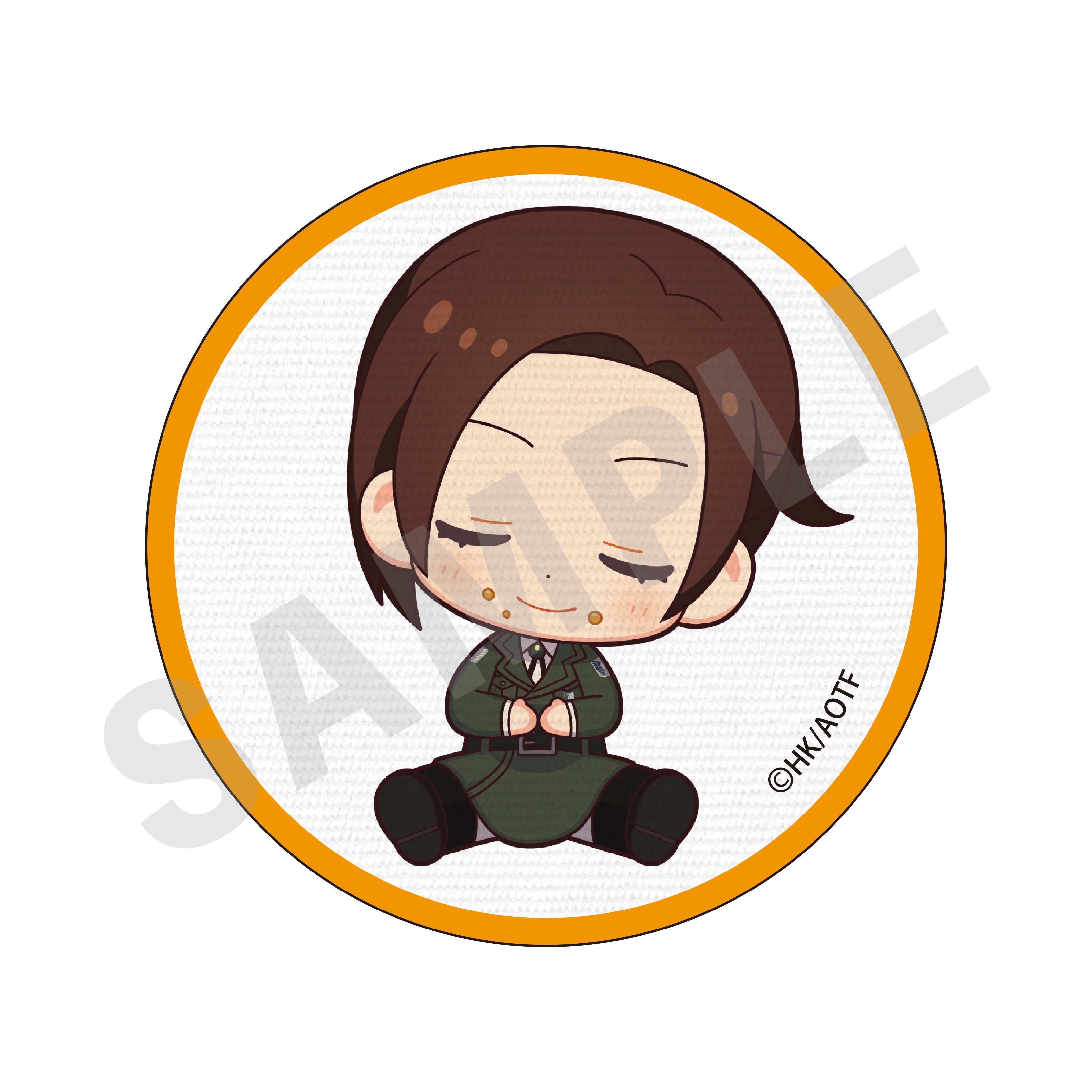 TVアニメ 進撃の巨人【The Final Season】おやすみ調査兵団 刺繍風ステッカー&ワッペン(サシャ)