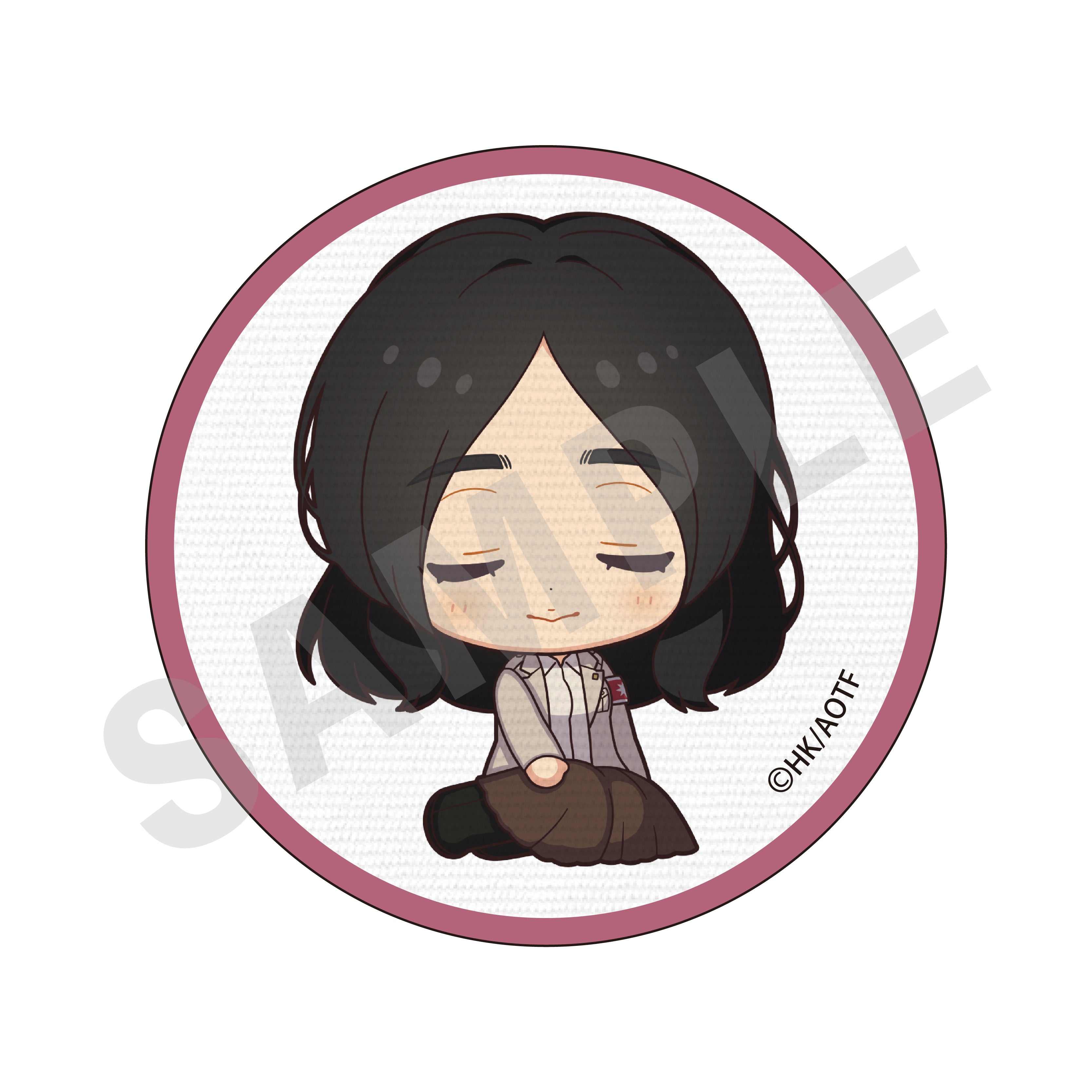 TVアニメ 進撃の巨人【The Final Season】おやすみ調査兵団 刺繍風ステッカー&ワッペン(ピーク)