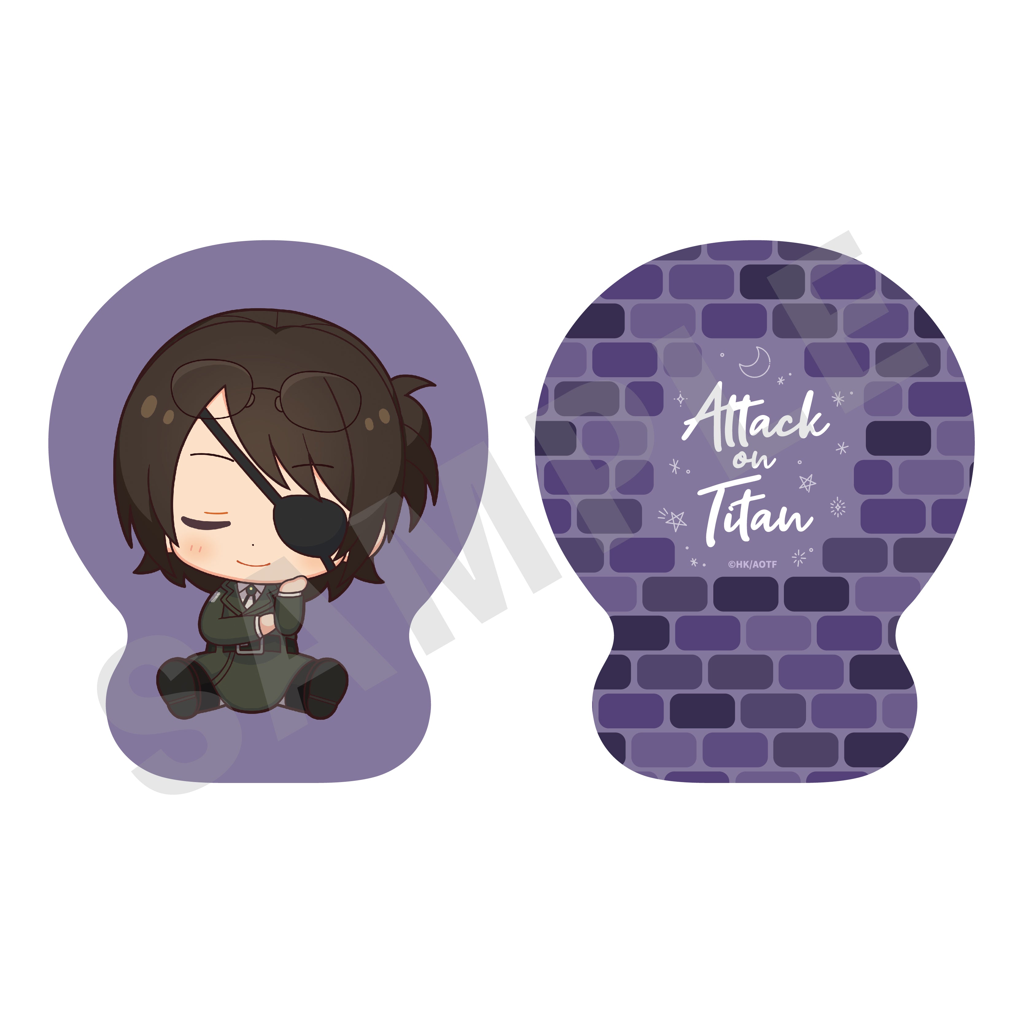 TVアニメ 進撃の巨人【The Final Season】おやすみ調査兵団 ダイカットクッション(ハンジ) の商品画像1枚目です