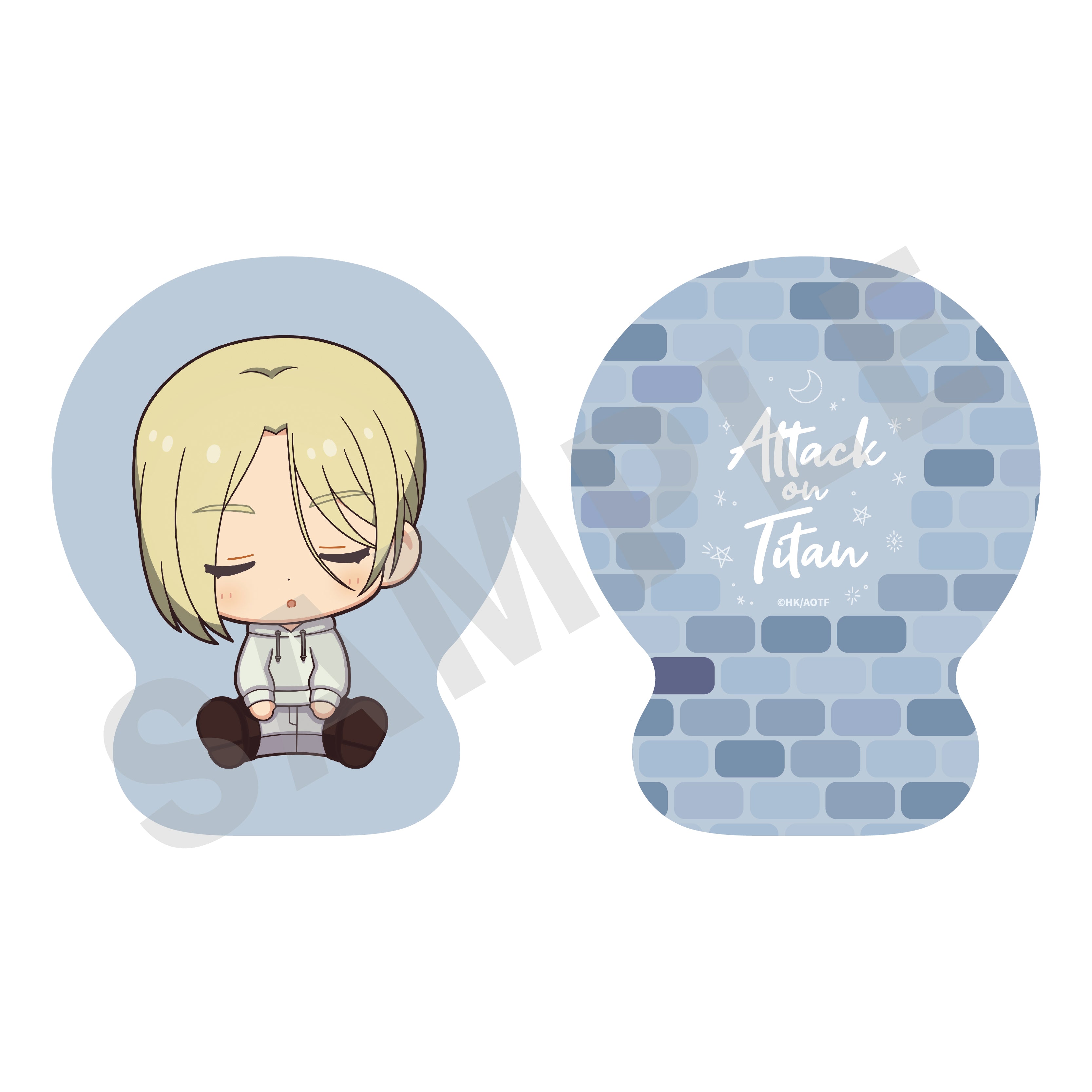 TVアニメ 進撃の巨人【The Final Season】おやすみ調査兵団 ダイカットクッション(アニ) の商品画像1枚目です