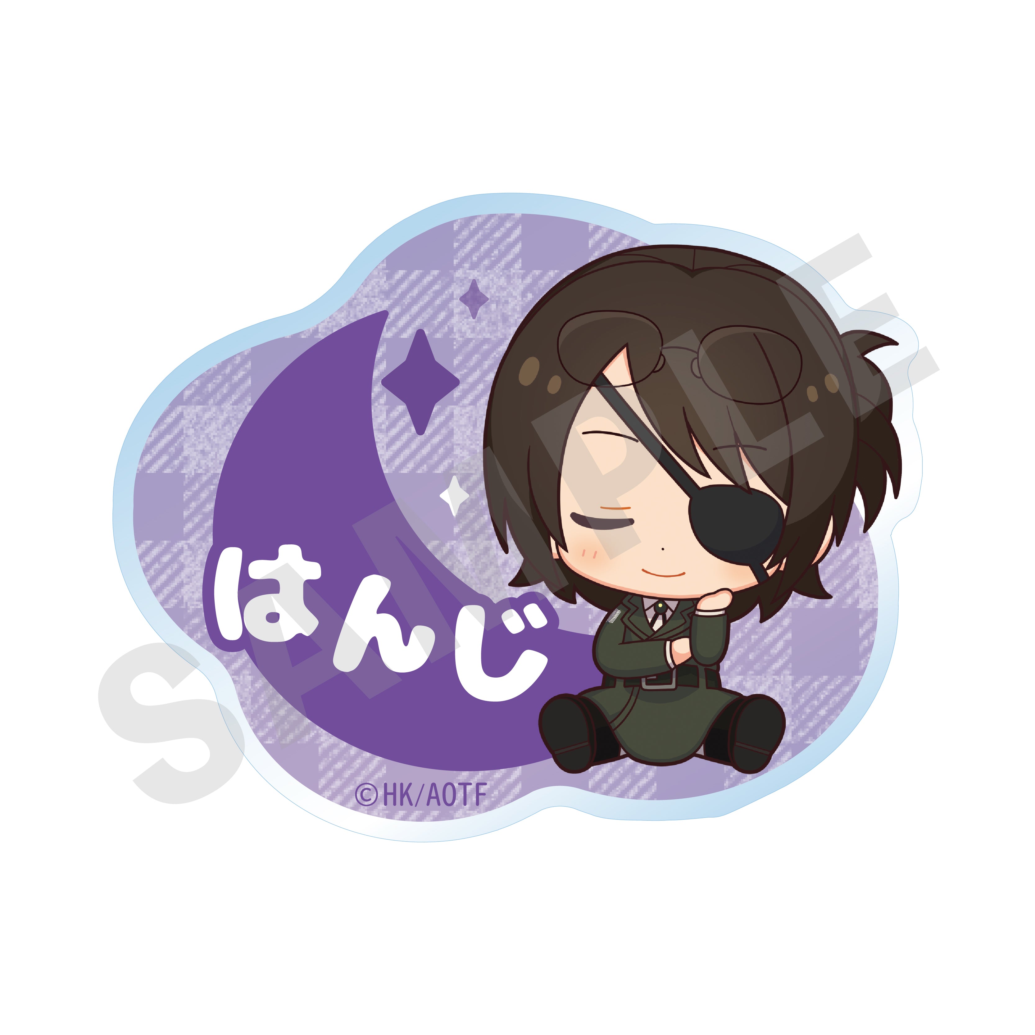 TVアニメ 進撃の巨人【The Final Season】おやすみ調査兵団 お名前入りバッジ(ハンジ)