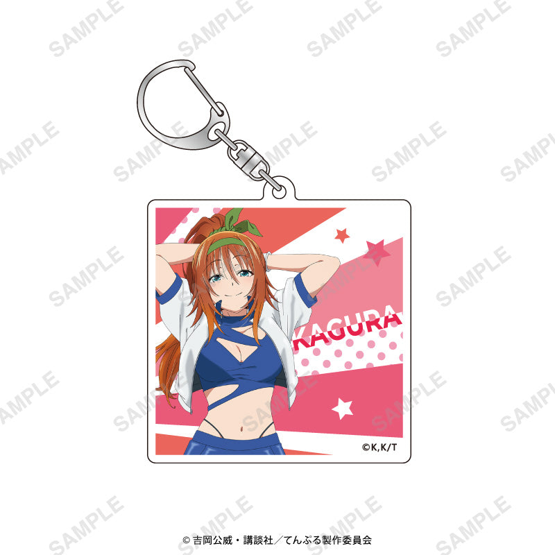 「てんぷる」アクリルキーホルダー レースクイーンver. カグラ・ボールドウィン