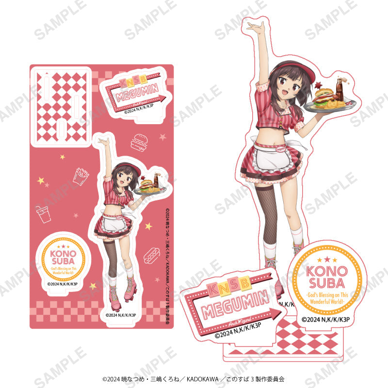 アニメ「この素晴らしい世界に祝福を!3」アクリルスタンド(めぐみん) の商品画像1枚目です