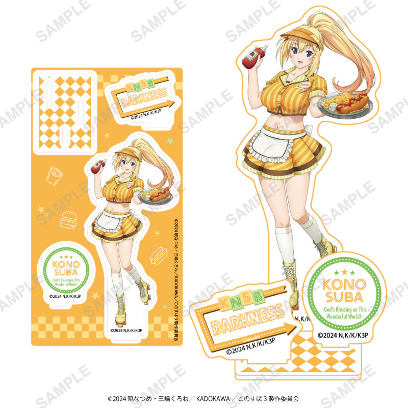 アニメ「この素晴らしい世界に祝福を!3」アクリルスタンド(ダクネス) の商品画像1枚目です