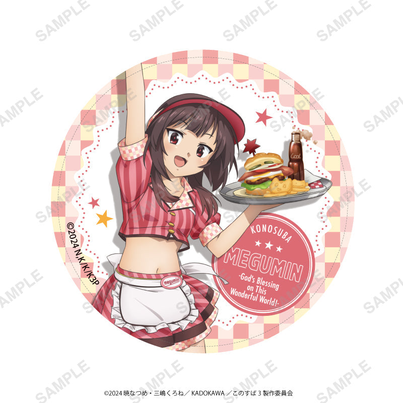 アニメ「この素晴らしい世界に祝福を!3」合皮コースター(めぐみん)
