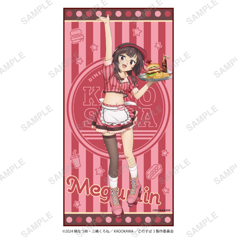 アニメ「この素晴らしい世界に祝福を!3」ビッグタオル(めぐみん) の商品画像1枚目です