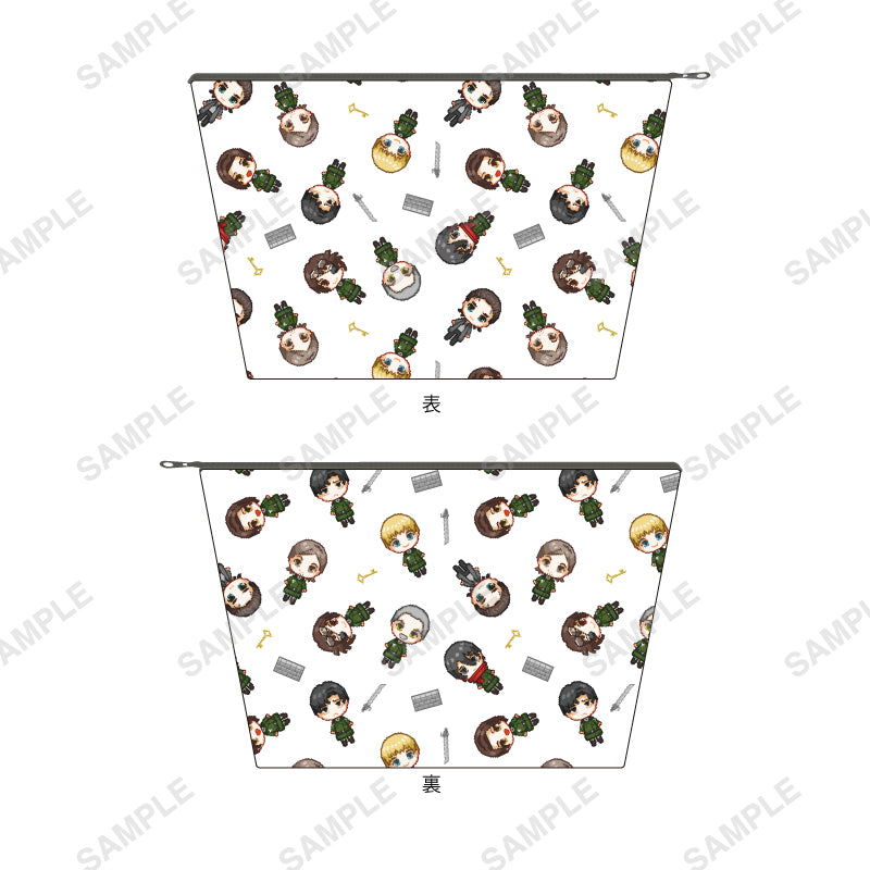 TVアニメ『進撃の巨人』 The Final Season きゃらドットシリーズ ポーチ の商品画像1枚目です